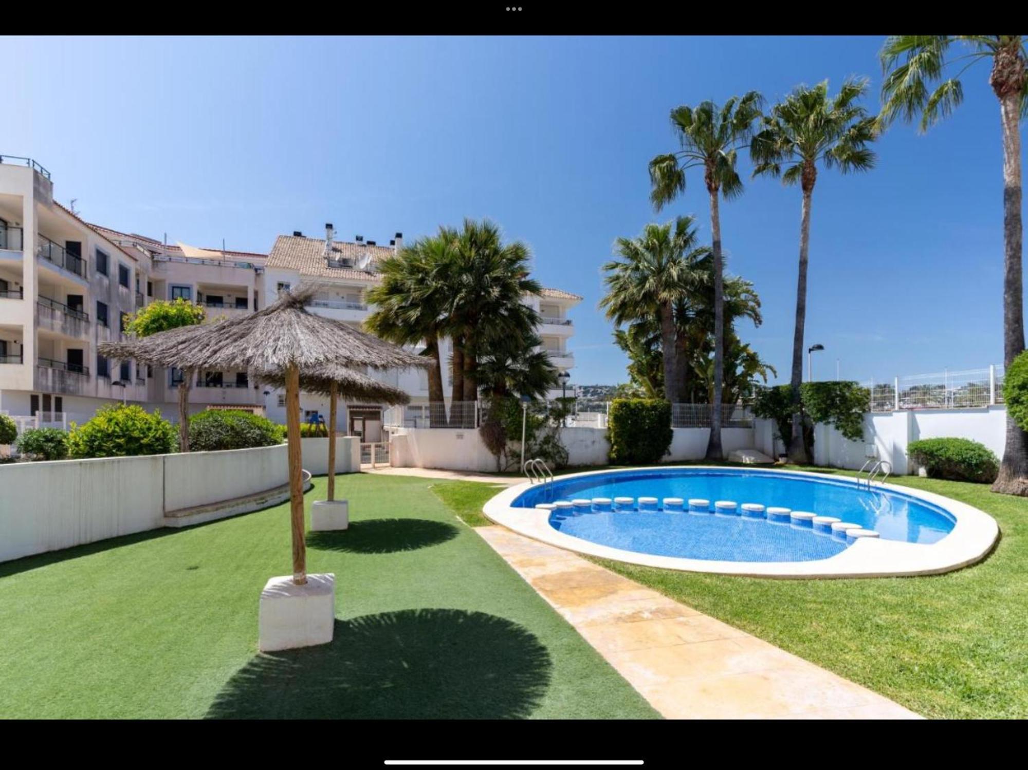 Stadscentrum Moraira Appartement El Sol De Moraira Met Zwembad Bagian luar foto